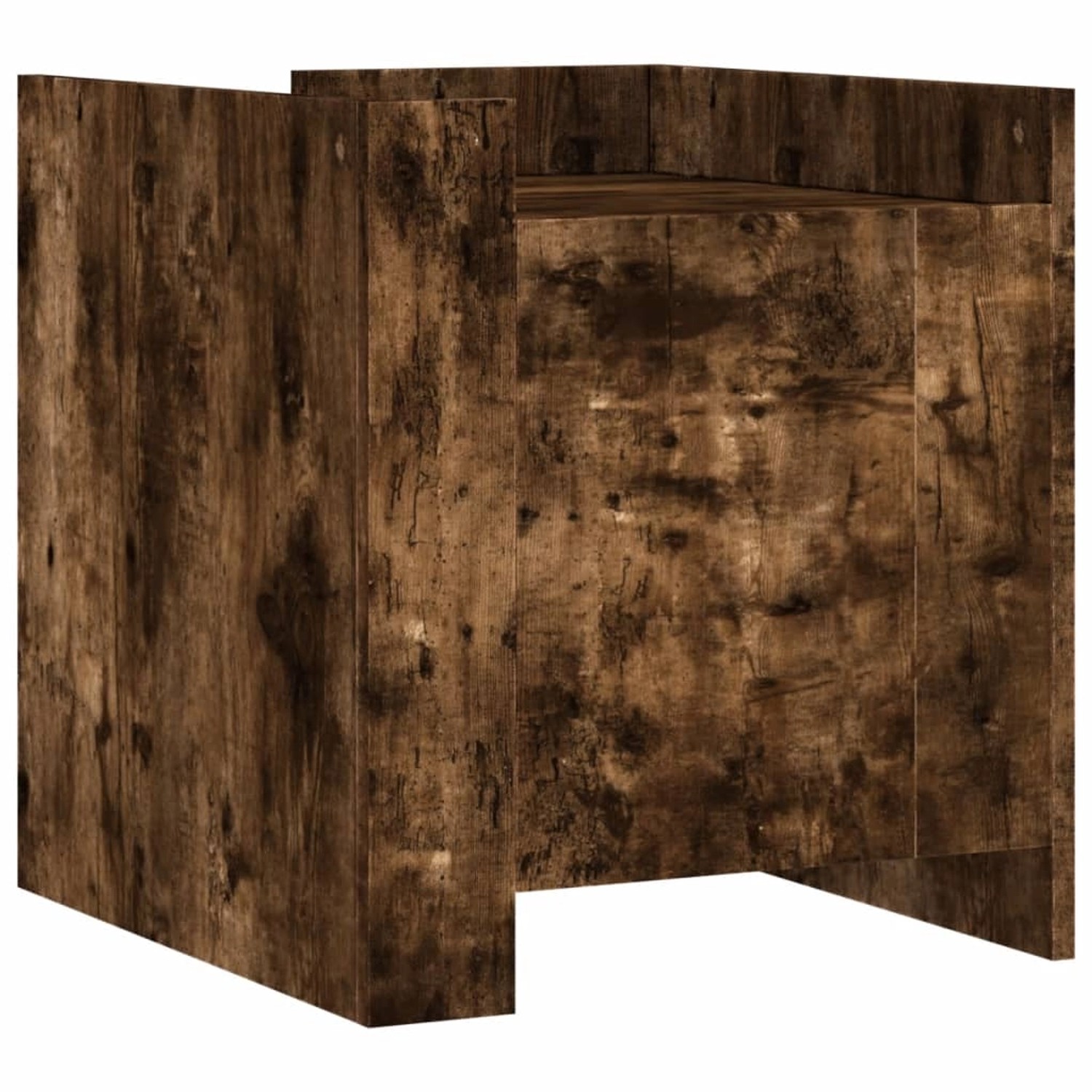 vidaXL Nachttisch Räuchereiche 45x50x50 cm Holzwerkstoff Modell 1 günstig online kaufen