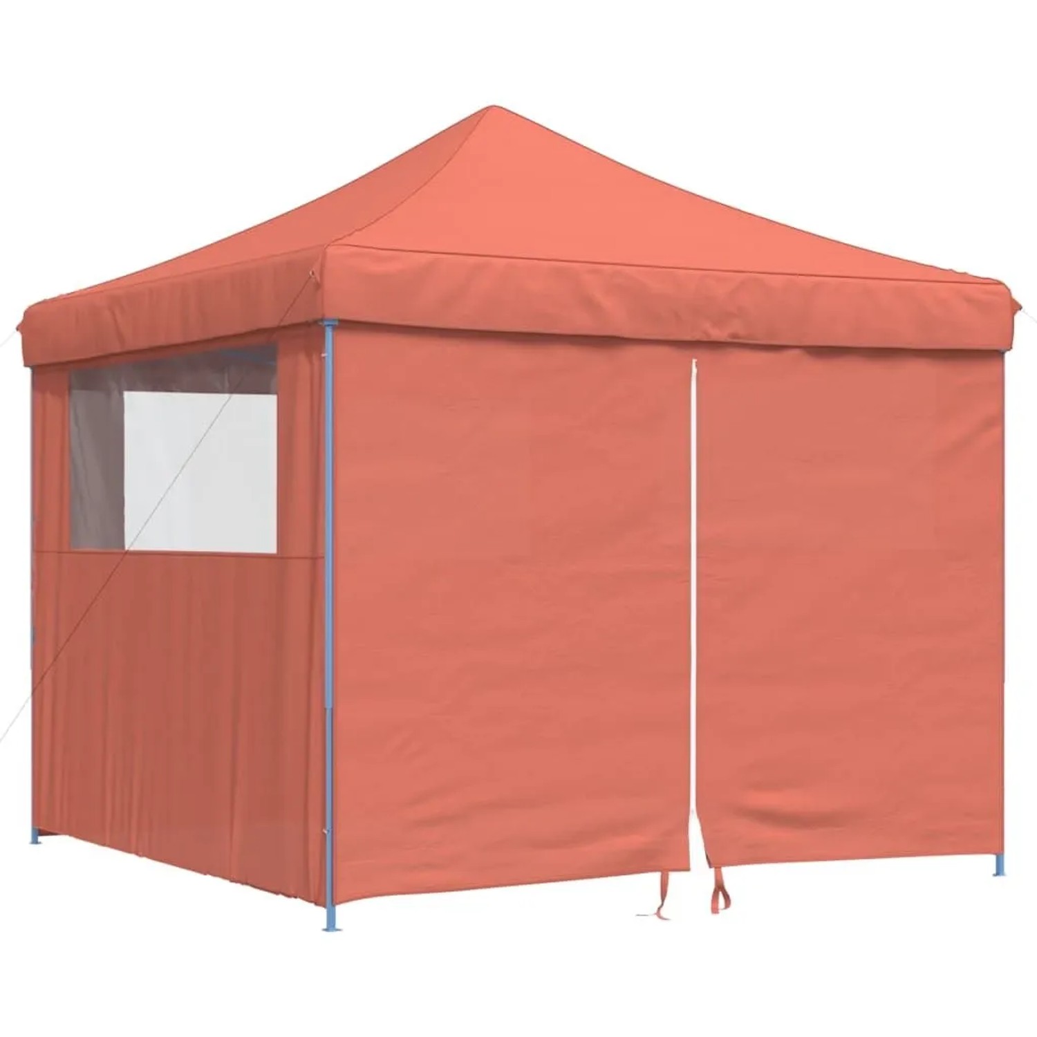 vidaXL Partyzelt Faltbar Pop-Up mit 4 Seitenteilen Terrakottarot 4004933