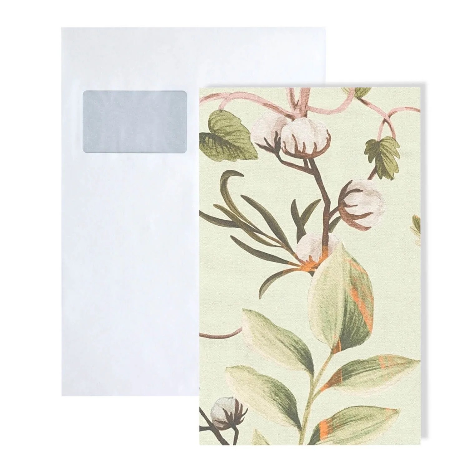 PROFHOME S-782121-GU DIN A4 Muster der Floralen Tapete 1 Musterstück