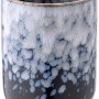 Blauer Wenko Zahnputzbecher Rosali aus Keramik mit Farbverlauf.