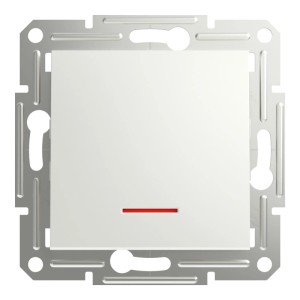 Schneider Electric ASFORA Taster Mit LED UP Weiss EPH1670121D
