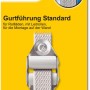 Schellenberg Rollladen Gurtführung Standard Maxi, 45mm, weiß. Gurtbandführung mit Rollen für Rollläden.