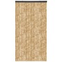 Beiger Flauschvorhang 100x200 cm mit Unistreifen, ideal als Fenstervorhang oder Türvorhang.