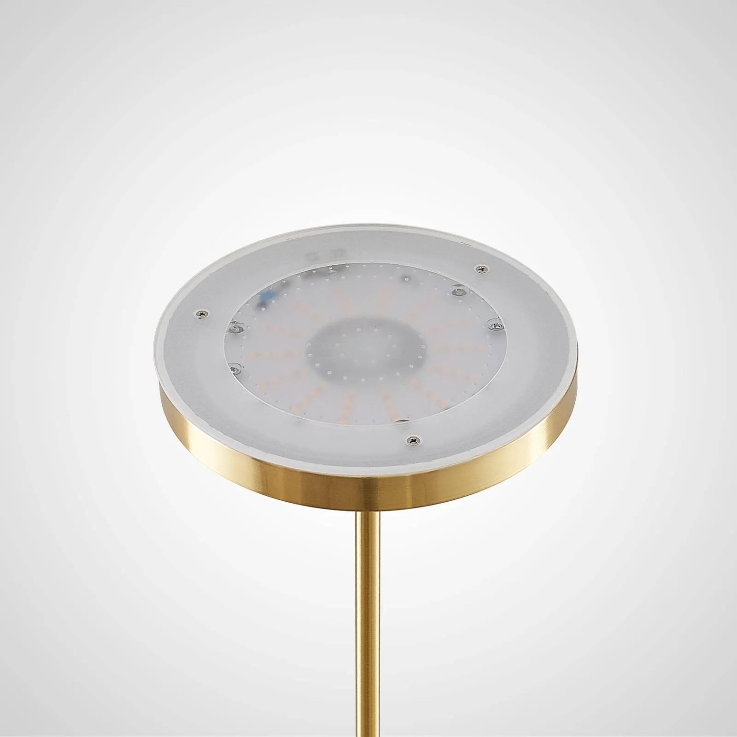 Lindby LED Stehlampe Seppa 9945422 Dimmbar Modern in Gold Messing aus Metall 2-flammig Wohnzimmerleuchte_6