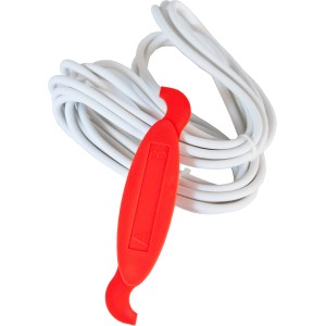 Windhager Kederschnur, 5m, weiß, mit rotem Werkzeug zum Insektenschutz Rahmenbau.