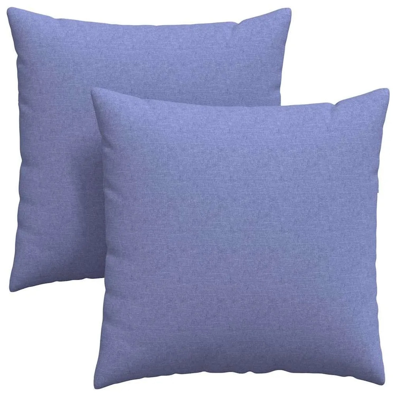 vidaXL Sofakissen 2 Stück Blau 80 x 80 cm Stoff 42014054