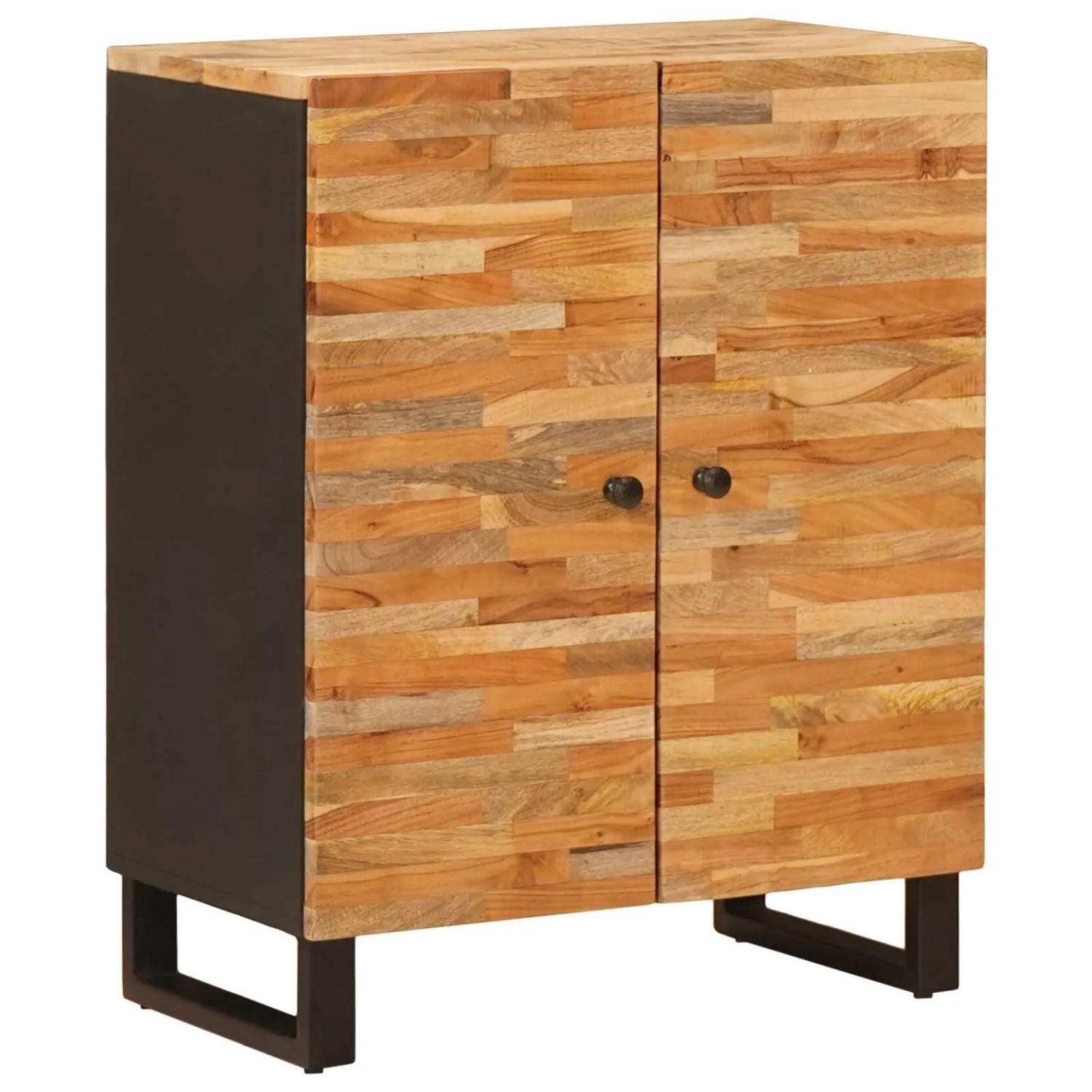 vidaXL Aufbewahrungs-Sideboard Braun 60 x 33 x 75 cm Massivholz Mango 40182 günstig online kaufen