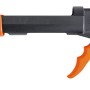 OBI Kartuschenpresse für Silikon, Acryl & Dichtstoffe. Handliche Auspresspistole in Schwarz/Orange.