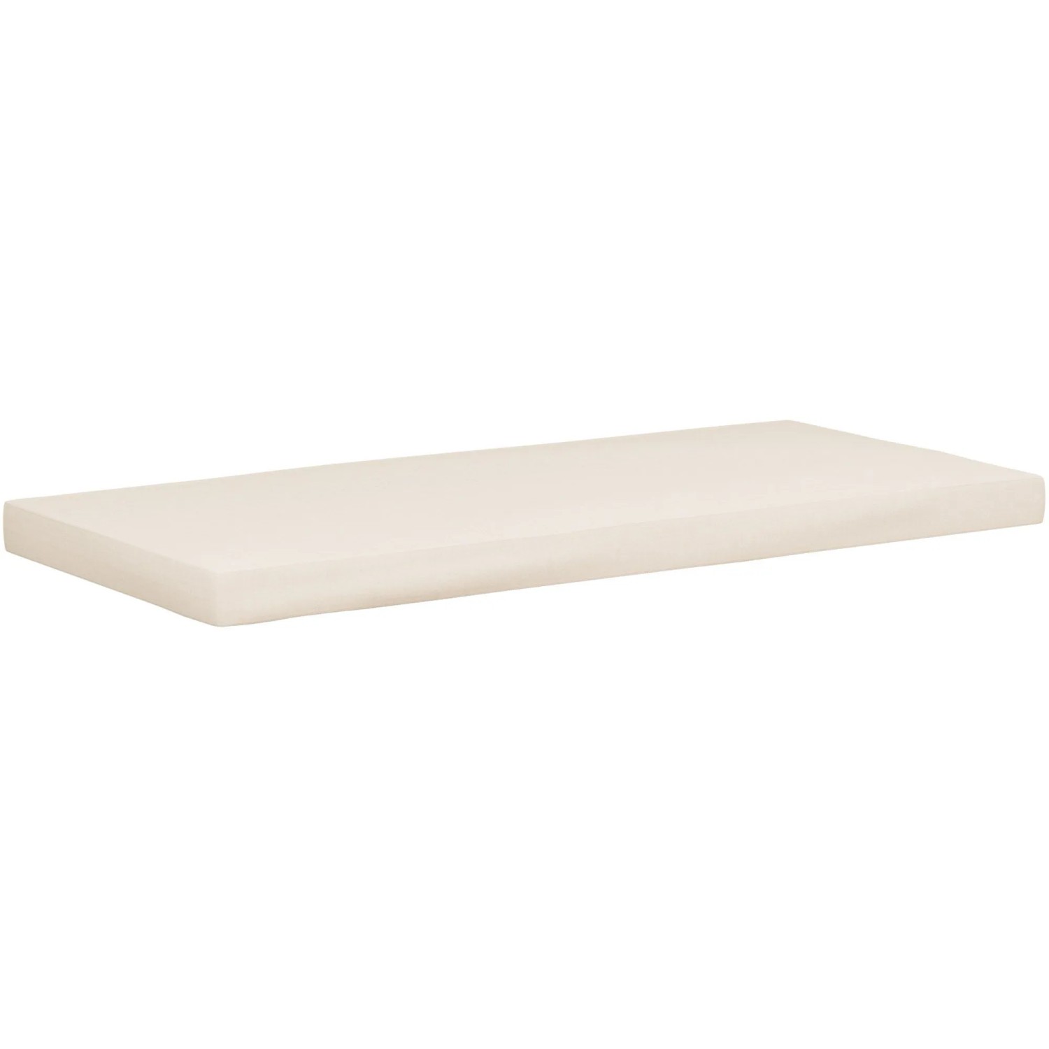 DELUKE Sitzkissen PARIS 106x48x8cm Kunststoff Creme Sitzkissen Outdoor für Gartenbank
