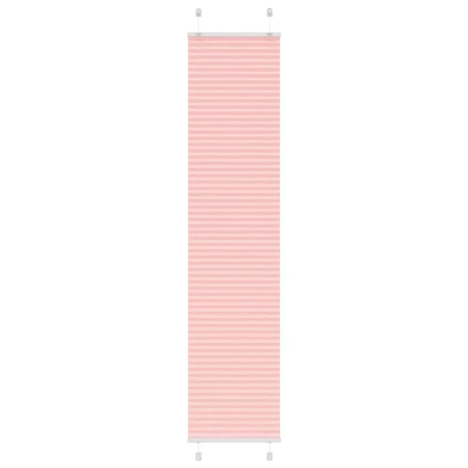 vidaXL Plissee Rosa 50x200 cm Stoffbreite 49,4 cm Polyester 4015456 günstig online kaufen