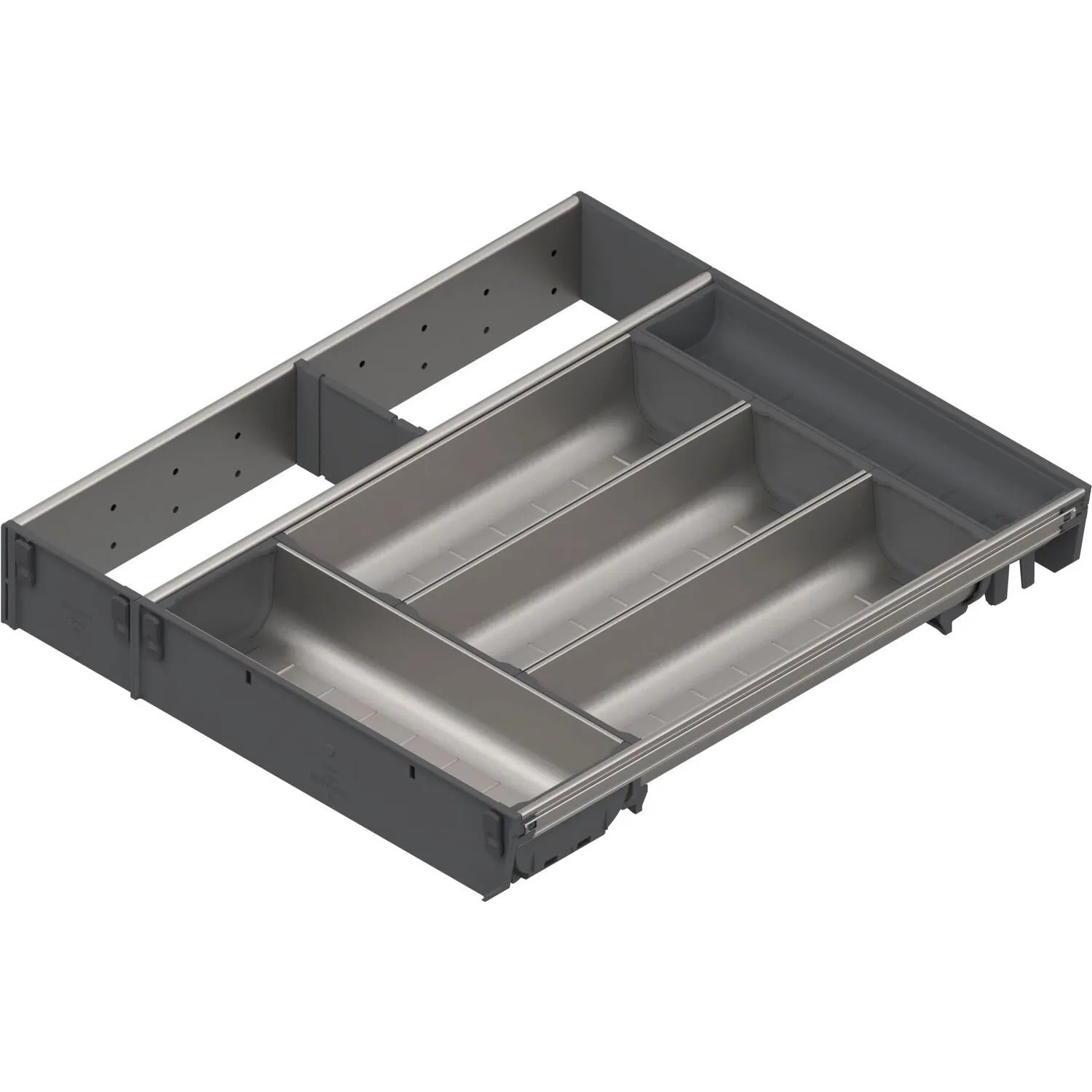 Blum Besteckeinsatz Orga-Line Facheinteilung-Set Zsi.xxxKI4 Nennlänge 450 mm Grau