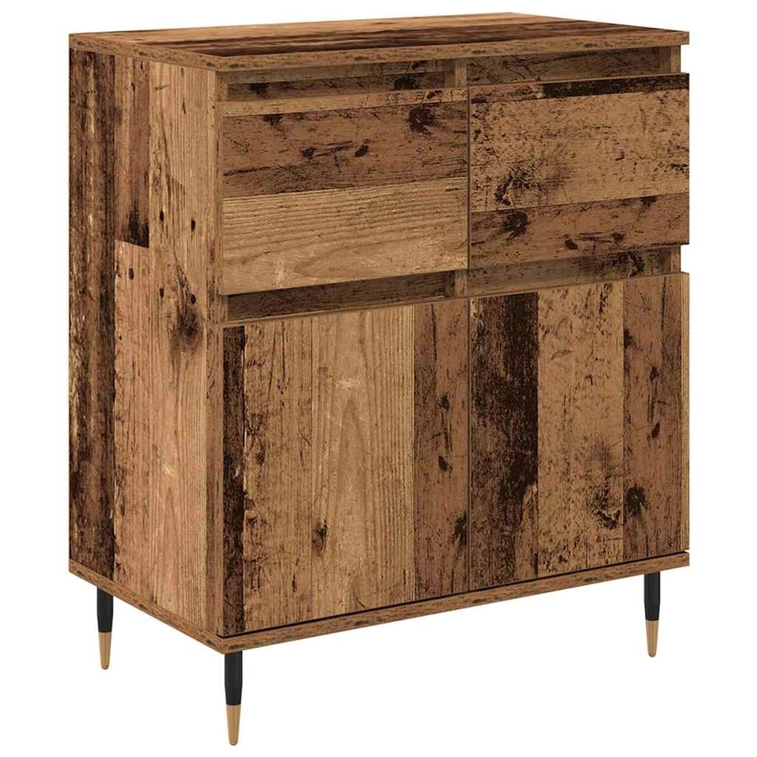 vidaXL Sideboard Altholz 60 x 35 x 70 cm Verbundholz und Eisen 881723 günstig online kaufen