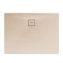 Rechteckige Schulte Duschwanne ExpressPlus, 120x90 cm, Sandfarben, aus Mineralguss mit Ablauf