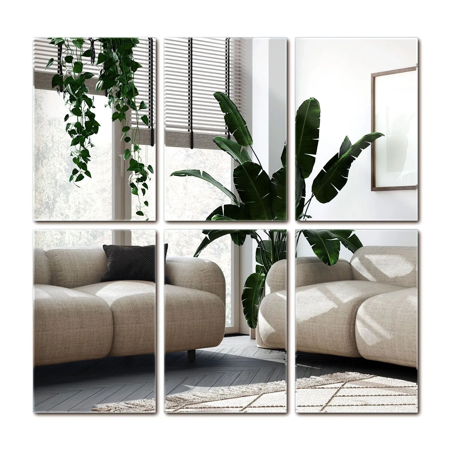 Wallfluent Spiegelkacheln 20x30 cm Spiegel Aus Spiegelfliesen 6 Stucks Spiegel Mit Fliesen