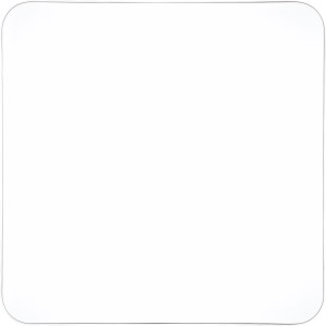 Weiße, quadratische LED Deckenleuchte Blanca, 53x53 cm, für Wohnraum und Flur.