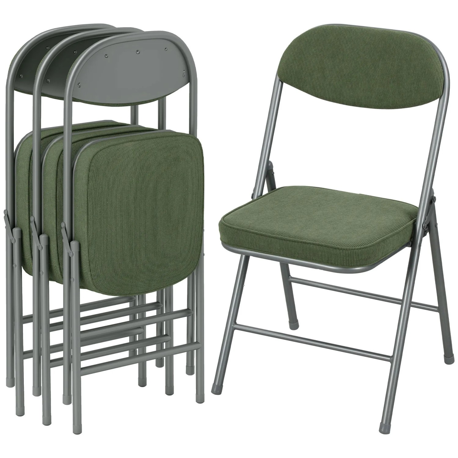 HOMCOM-Klappstuhl-48,5L x 45B x 82H cm