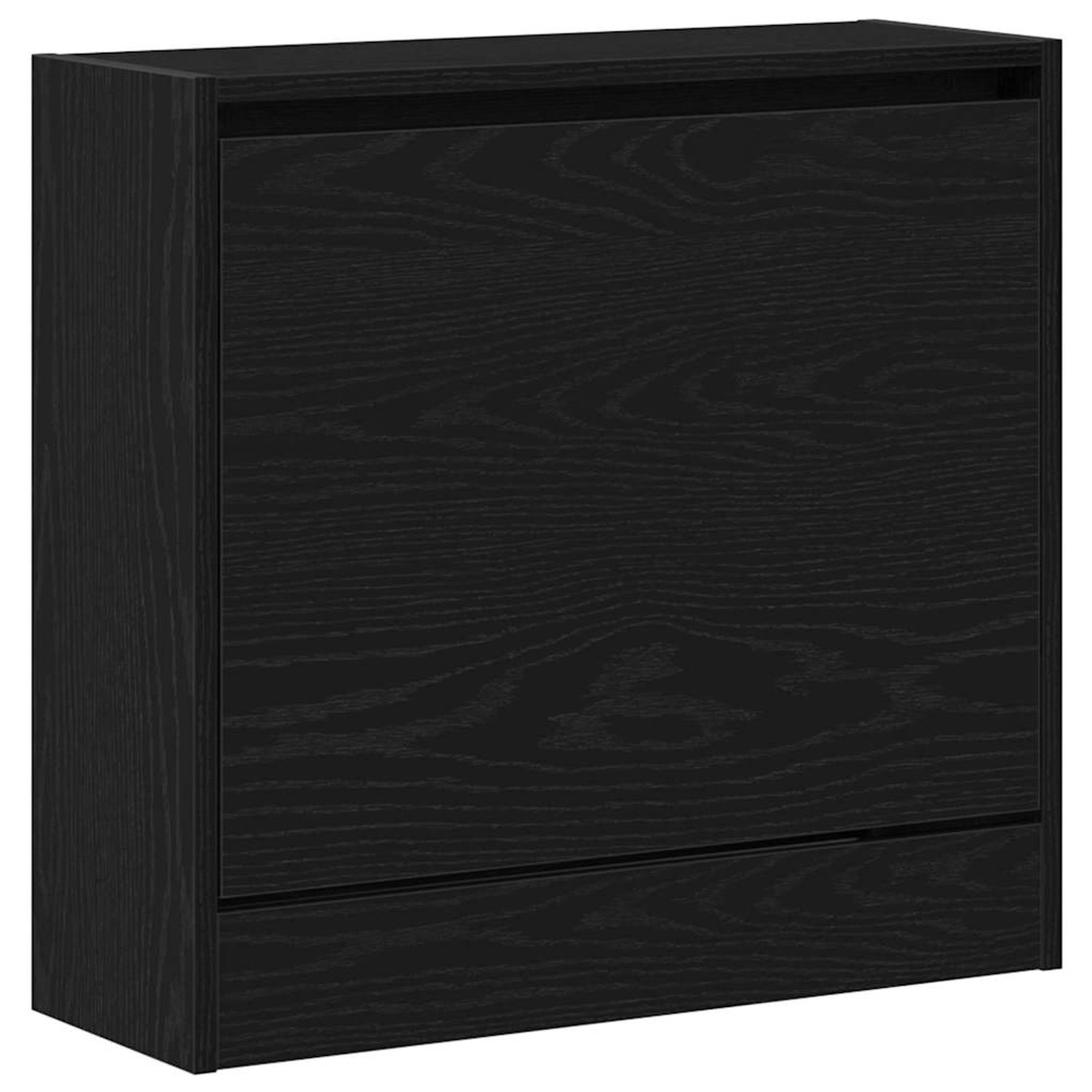 vidaXL Schuhschrank Schwarze Eiche 60 x 21 x 57 cm Holzwerkstoff 869101 günstig online kaufen