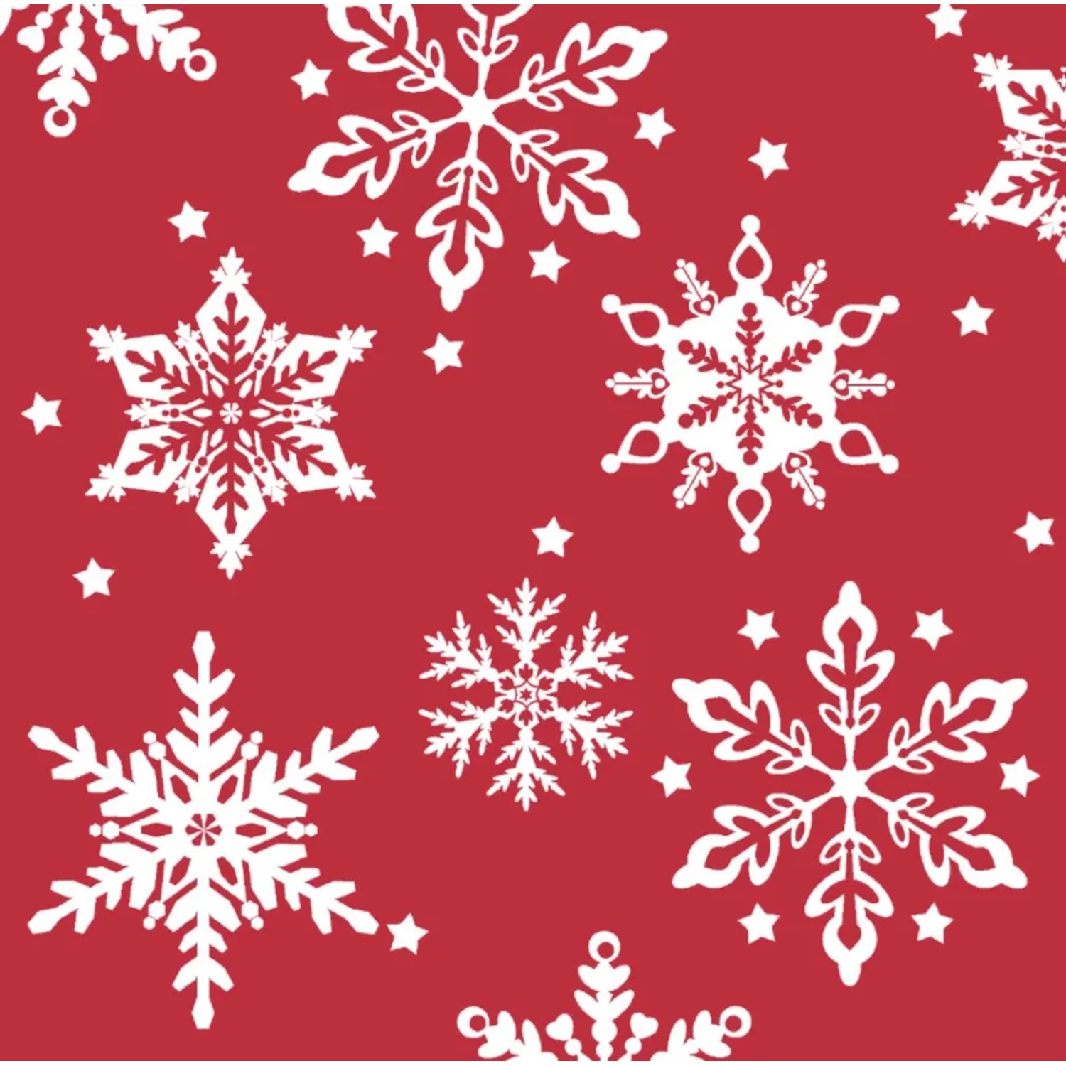 Servietten Flakes Red 33 cm x 33 cm 3-lagig 20 Stück