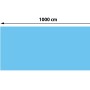 Rechteckige, blaue MCW Pool-Abdeckung, 10x5 m, zur Reduzierung der Wasserverdunstung und zum Schutz vor Verschmutzungen.