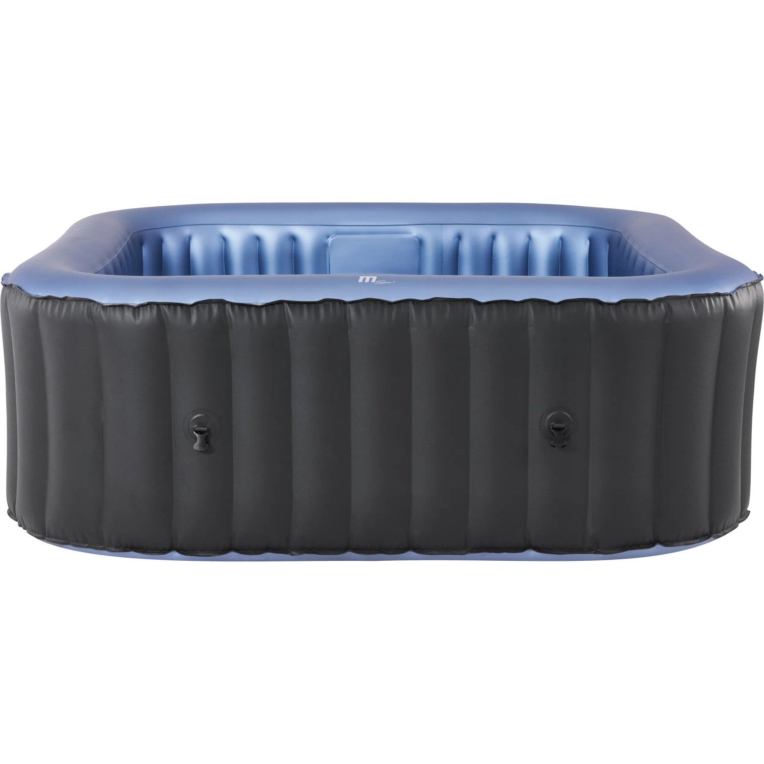 MSpa Comfort Tekapo AirJet aufblasbarer Whirlpool mit Hydromassage, blau/schwarz.