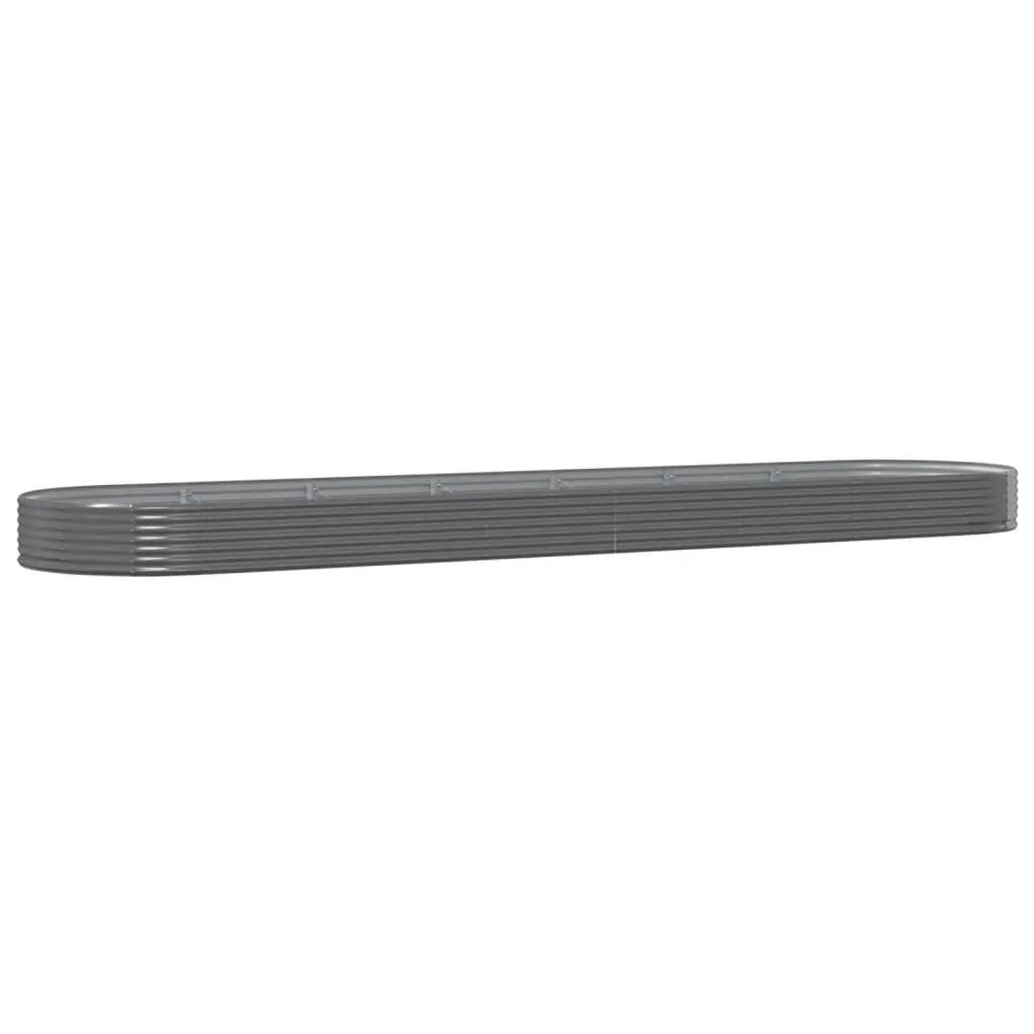 Furnicato Hochbeet Verzinkter Stahl 600x140x36 Cm Grau