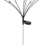 Globo Solarleuchte aus Edelstahl, beweglich, 70 cm, für den Außenbereich.