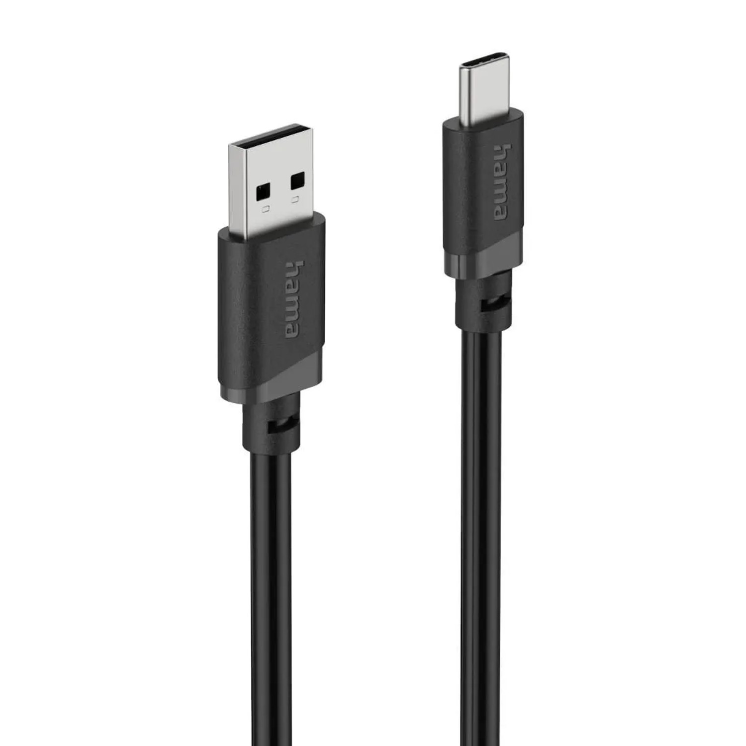 Hama USB-Kabel USB-A zu USB-C 1 m Schwarz