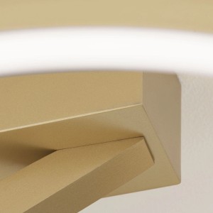 Orion Leuchten LED Deckenleuchte Ring Ø 40 cm 40W 2500LM 2700K 3000K 4000KGold