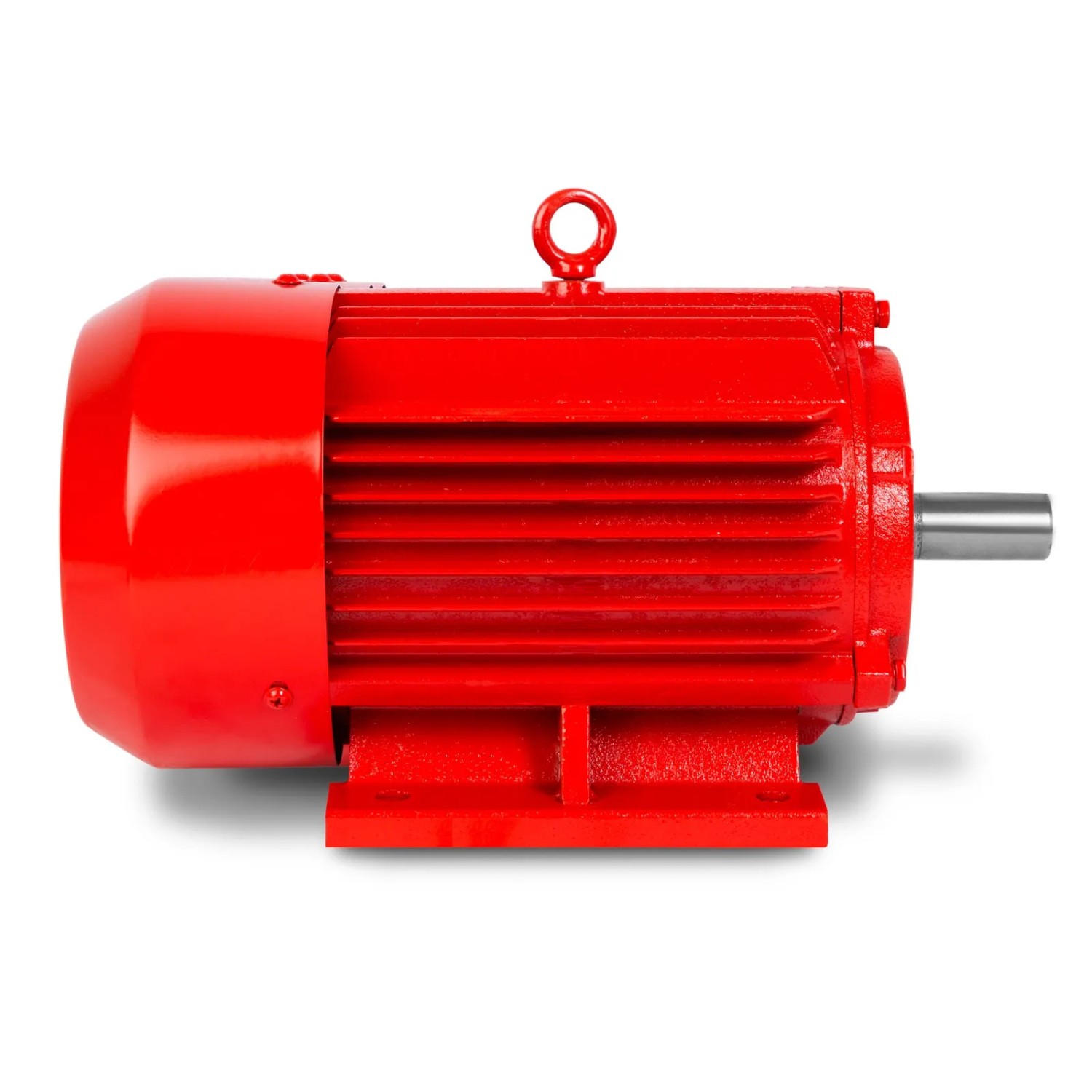 Roter EBERTH Elektromotor 400V, 5,5kW, 2900 U/min, für Zubehör Akkugeräte.