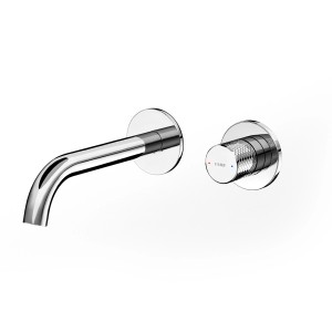 Emke Waschtischarmatur Unterputz, Chrom, für Wandmontage. Moderne Badarmatur mit Einhebelmischer.