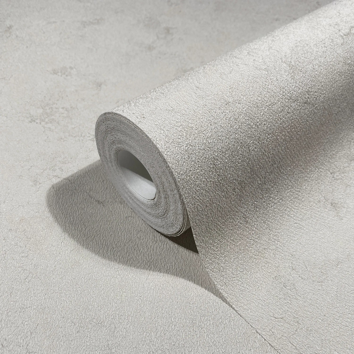 Rolle Marburg Vliestapete Papis Loveday, Struktur in Grau-Beige.