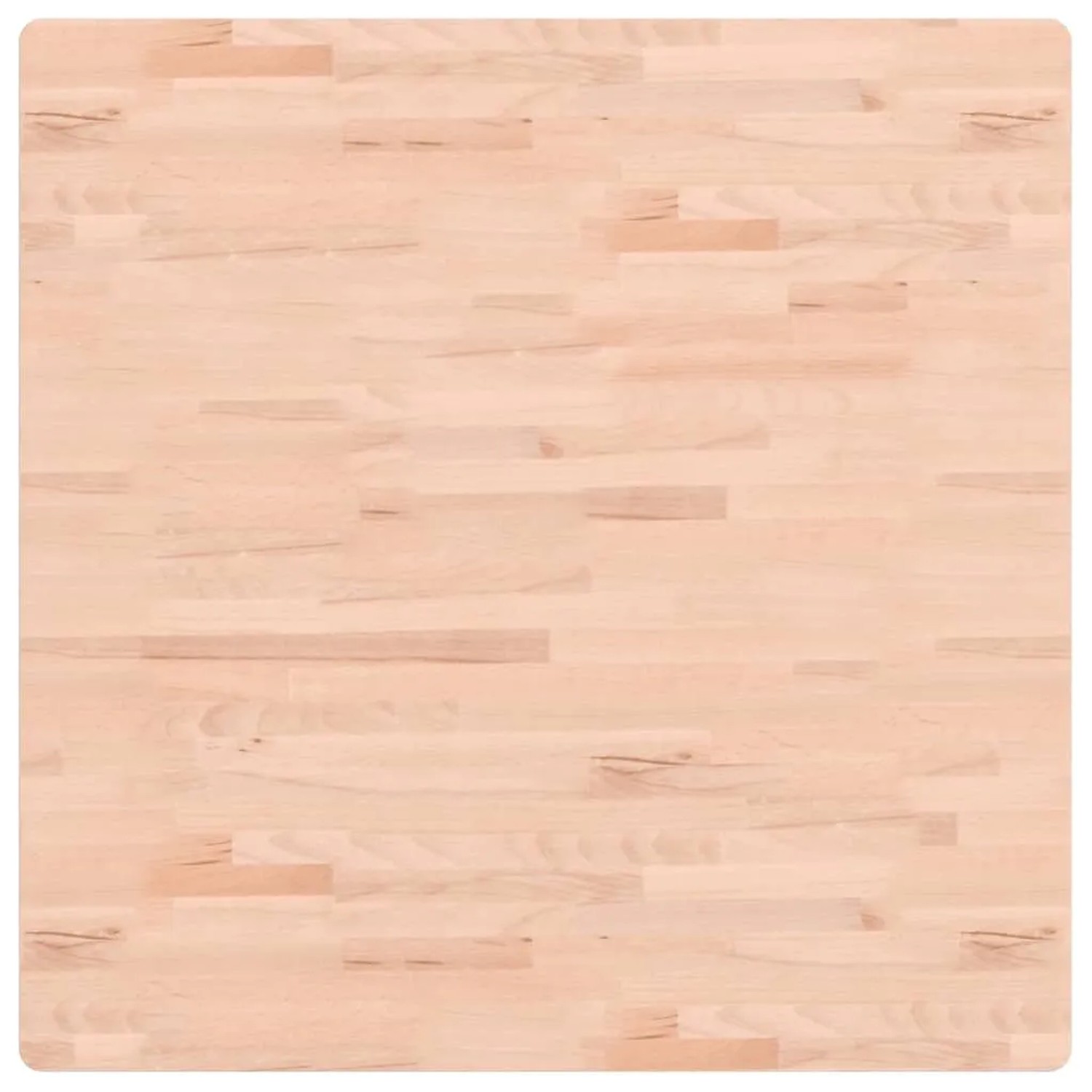 vidaXL Tischplatte 90x90x1,5 cm Quadratisch Massivholz Buche 355953