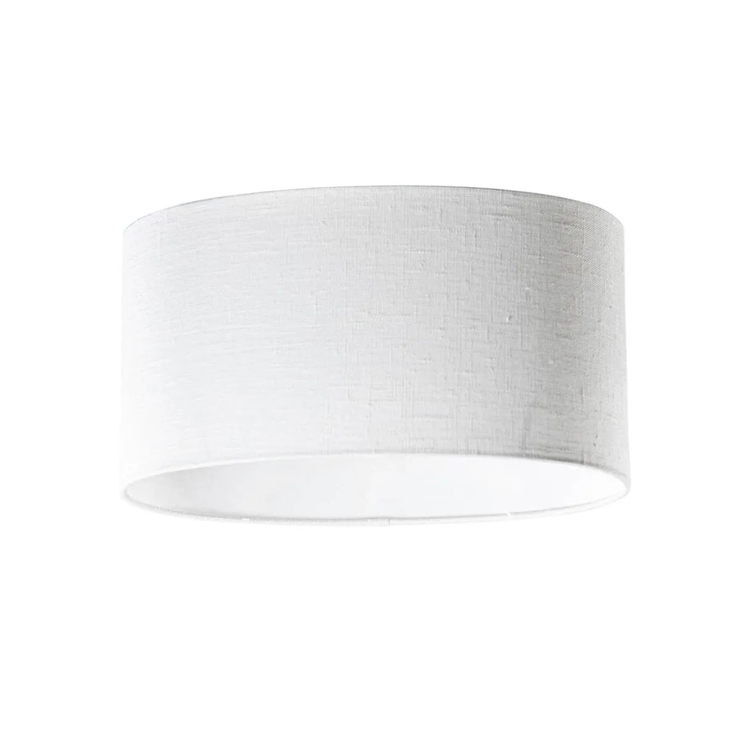 QAZQA Weiße Ovale Leinenlampe 35 23 18