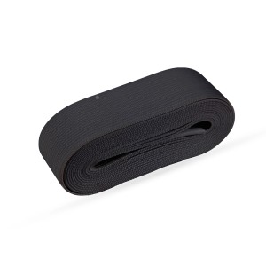 Schwarzes ProHome Gummiband, 2,5 m x 3,0 cm, für Näh- und Bastelarbeiten.