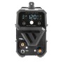 STAHLWERK Mini FLUX 120 ST Schweißgerät mit ARC/MMA Funktion, 120 Ampere, Frontansicht.