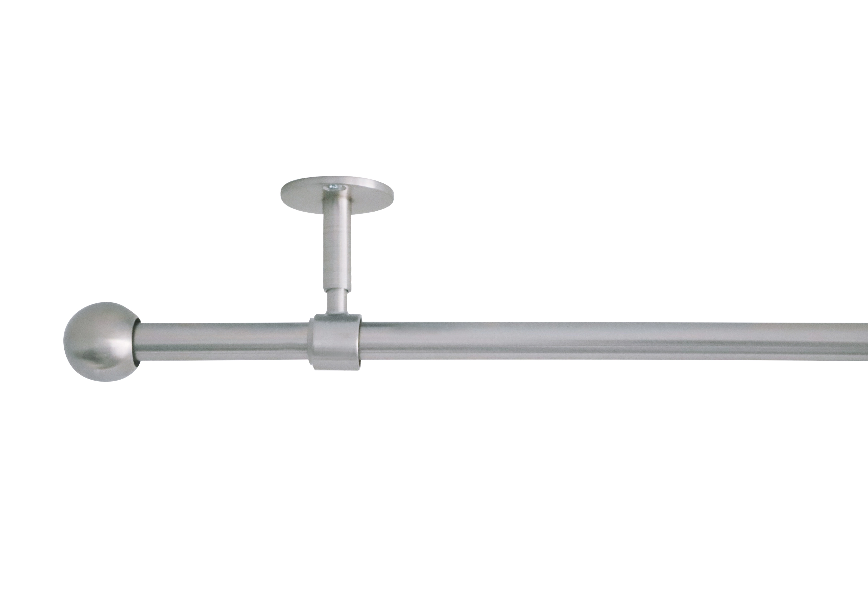 Gardinenstange-Komplettset mydeco 160-280cm OBI bei 2in1 Edelstahl-Optik ausziehbar kaufen