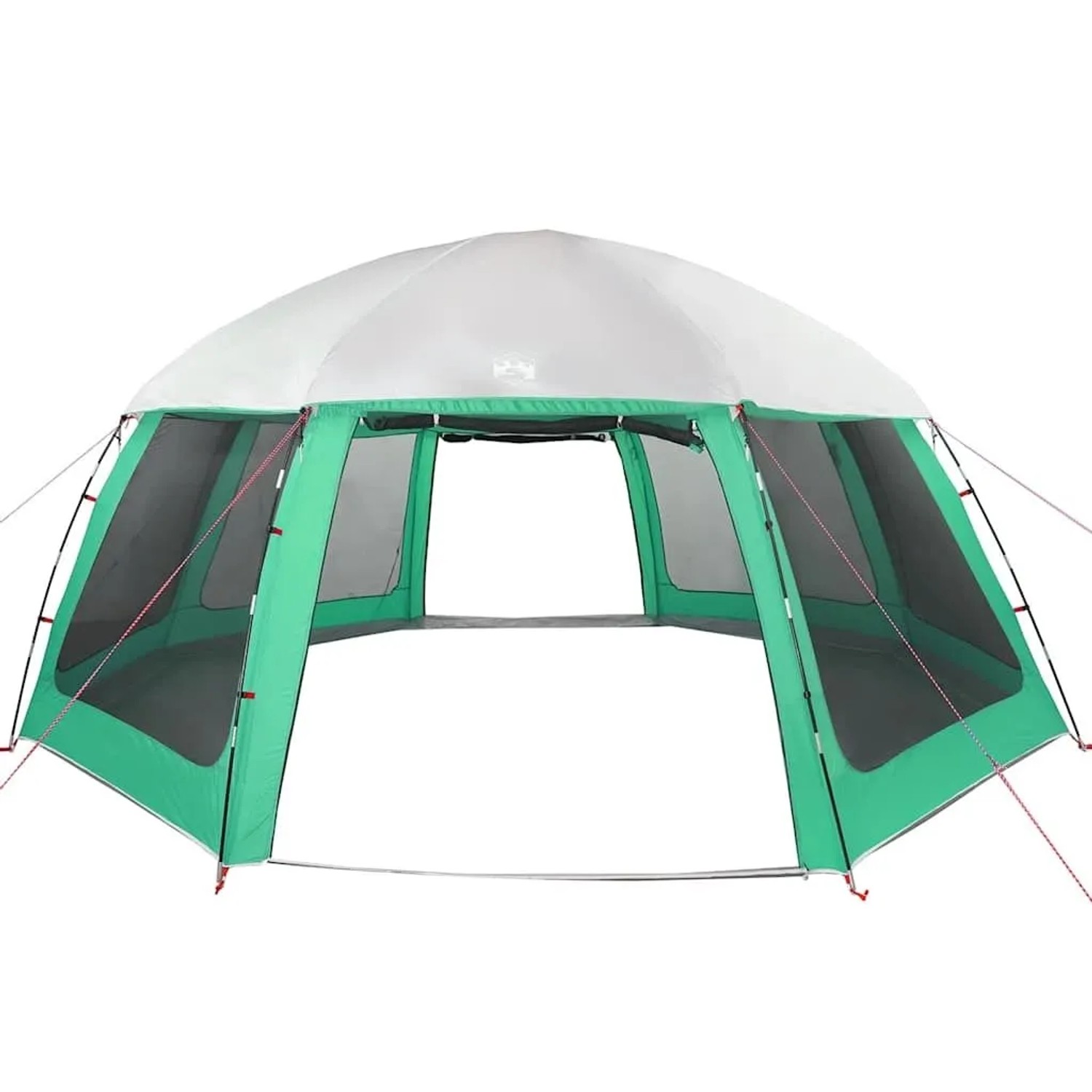 vidaXL Poolzelt mit Abnehmbarem Überzelt Netzwänden Meergrün 612x612cm 4100638_6