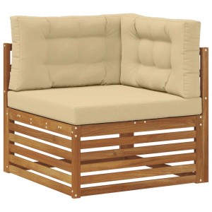 vidaXL Outdoor Ecksofa Massivholz Akazie Natur 900571