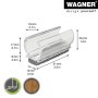Wagner Klemmschalengleiter EH 0692, transparent, für Rohre Ø 1,9 cm, 4er-Set.