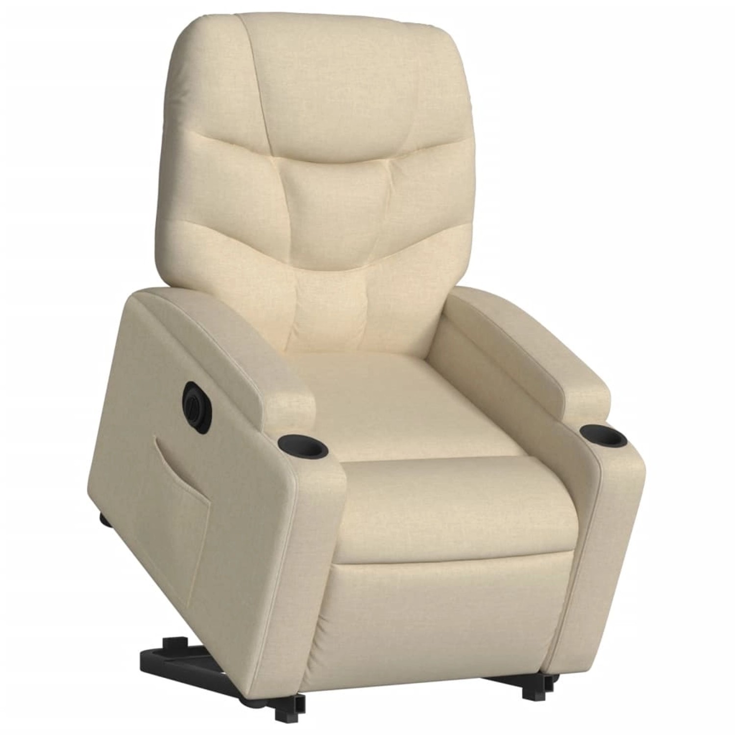 vidaXL Relaxsessel mit Aufstehhilfe Elektrisch Creme Stoff Modell 8 günstig online kaufen