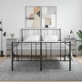 Zwei graue Nachttische vidaXL Sonoma aus Holzwerkstoff, 40x35x69 cm, im Schlafzimmer.