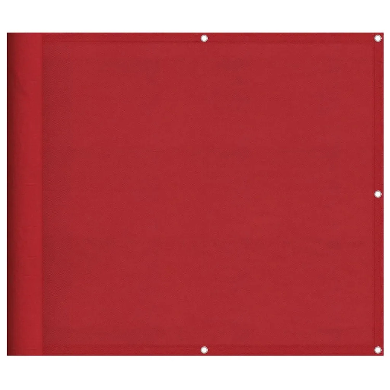 vidaXL Balkon-Sichtschutz Rot 90x700 cm 100% Polyester-Oxford 42002132 günstig online kaufen