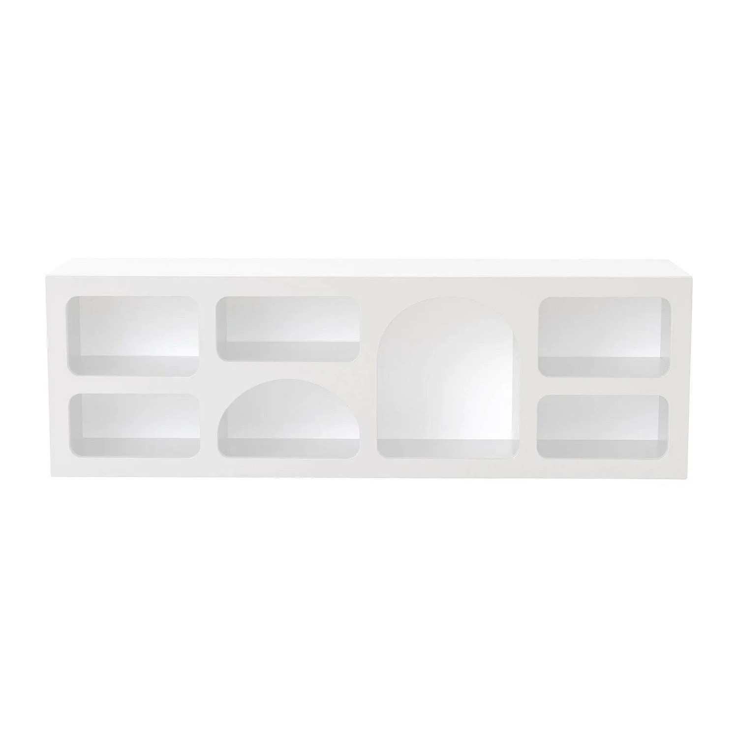 Vente-unique Tv-Board Luela Weiß 160 cm