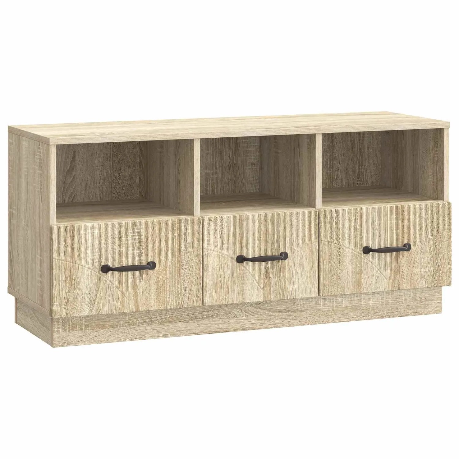 vidaXL TV-Schränk Sonoma-Eiche 102 x 34,5 x 47 cm Holzwerkstoff 895367