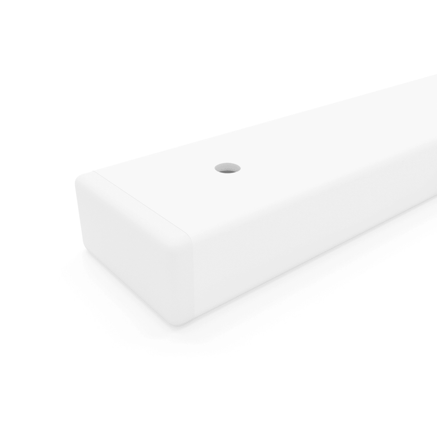 HEVVA Waschtischhalterung LAHN 45 cm Tief 2er Set Weiß_7