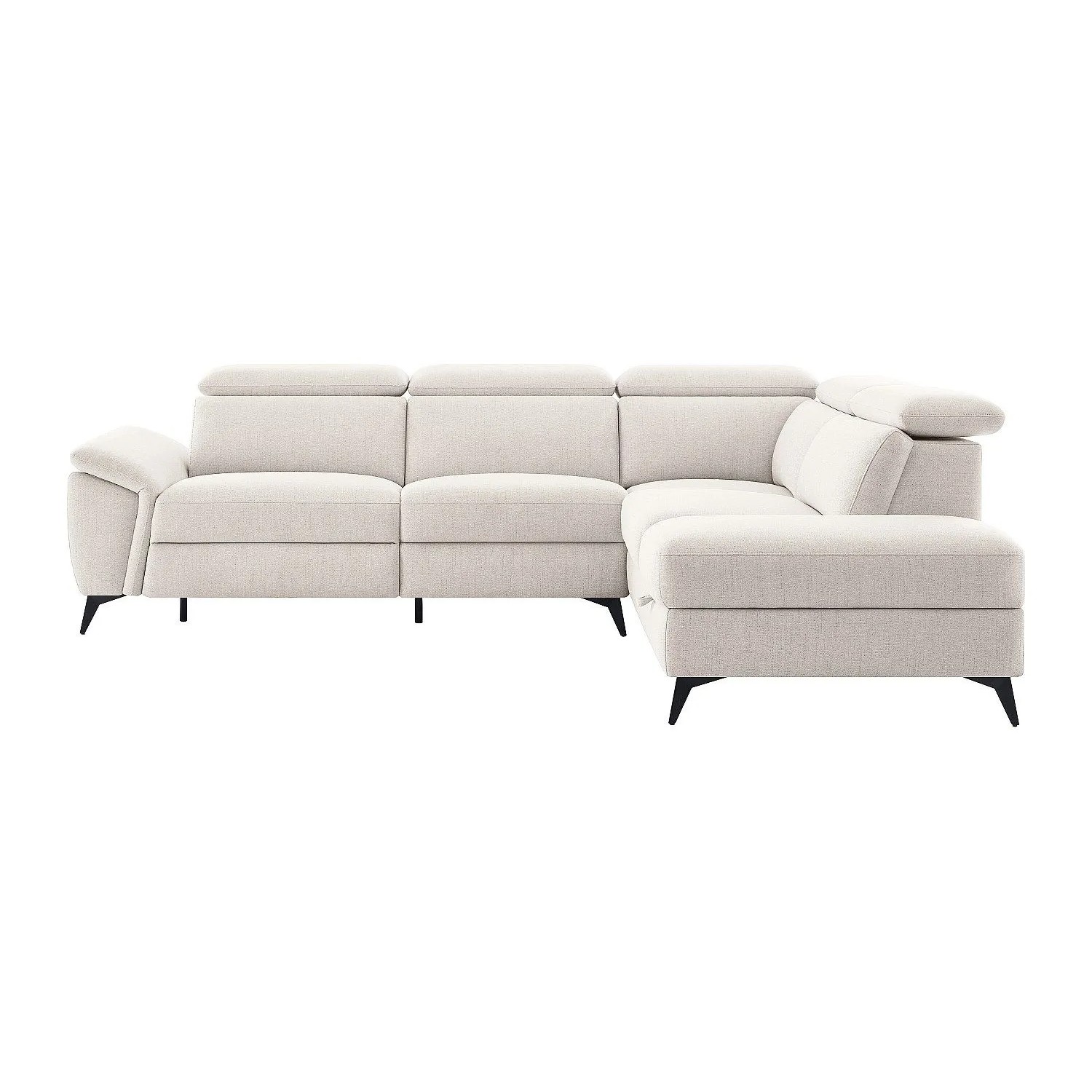 Vente-unique Relaxsofa Cadilo Beige 279 cm