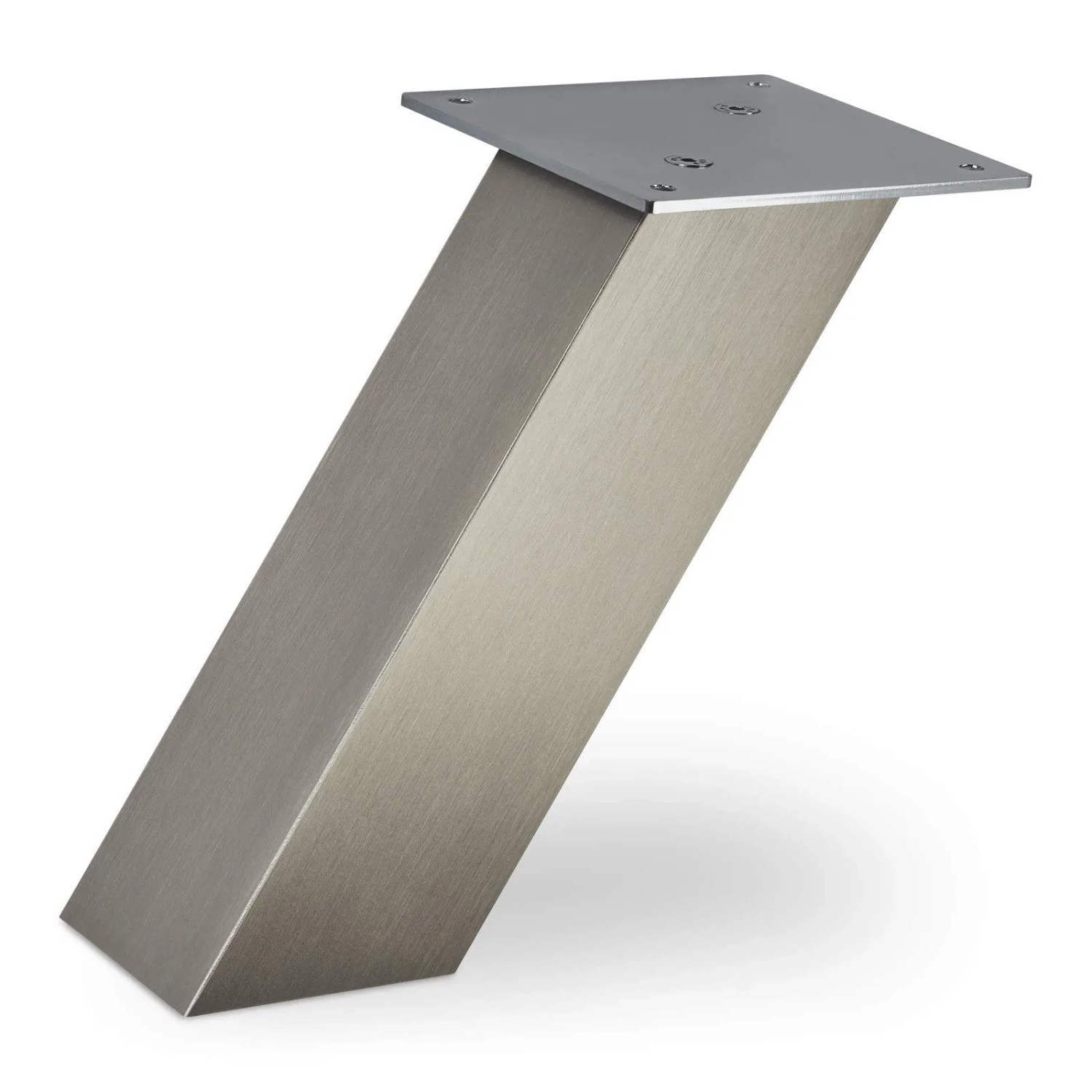 SOTECH Barkonsole Schräg Höhe 210 mm 120 x 120 mm Edelstahloptik