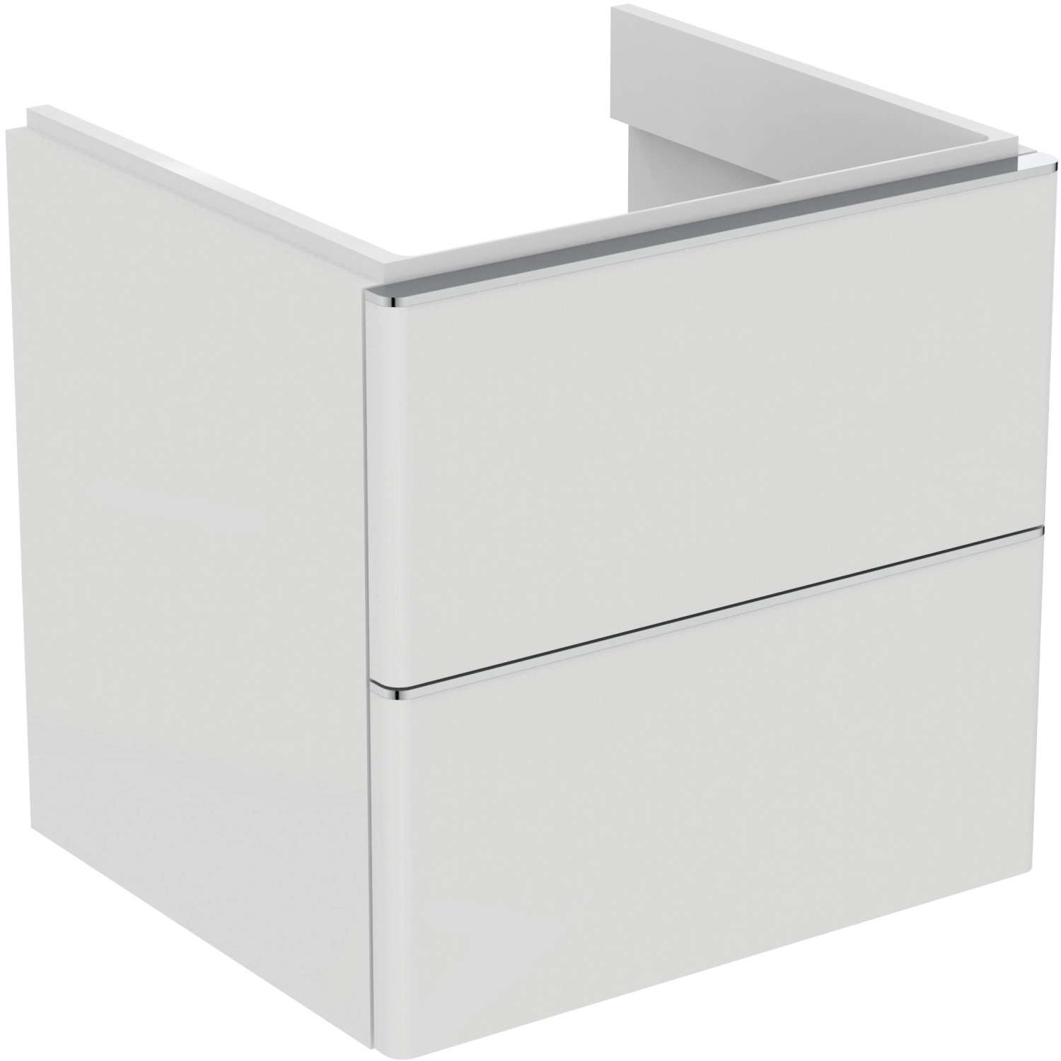 Ideal Standard Waschbeckenunterschrank Adapto Weiß Hochglanz 51 cm