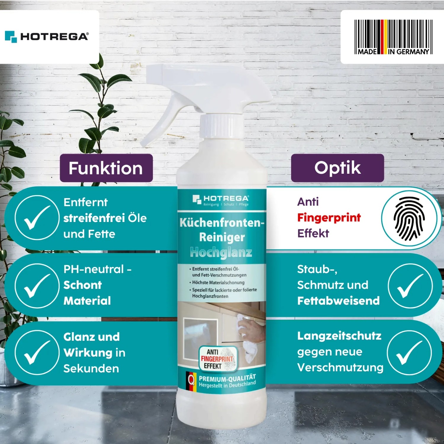 Hotrega Küchenset Reinigung Und Pflege Hochglanz 5-teilig_2
