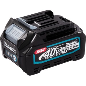 Makita Akku BL4025 Li 40 V, 2.5 Ah für XGT-Werkzeuge, robustes Gehäuse mit LED-Anzeige.